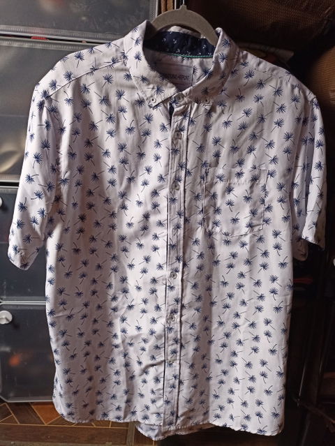 Camisa de Manga Corta Internacional Report XL - 100% Poliéster