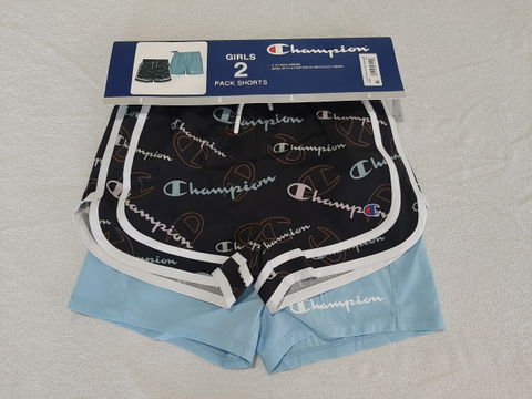 Pack de 2 Shorts Champion para Niña Talla 4 - Nuevos