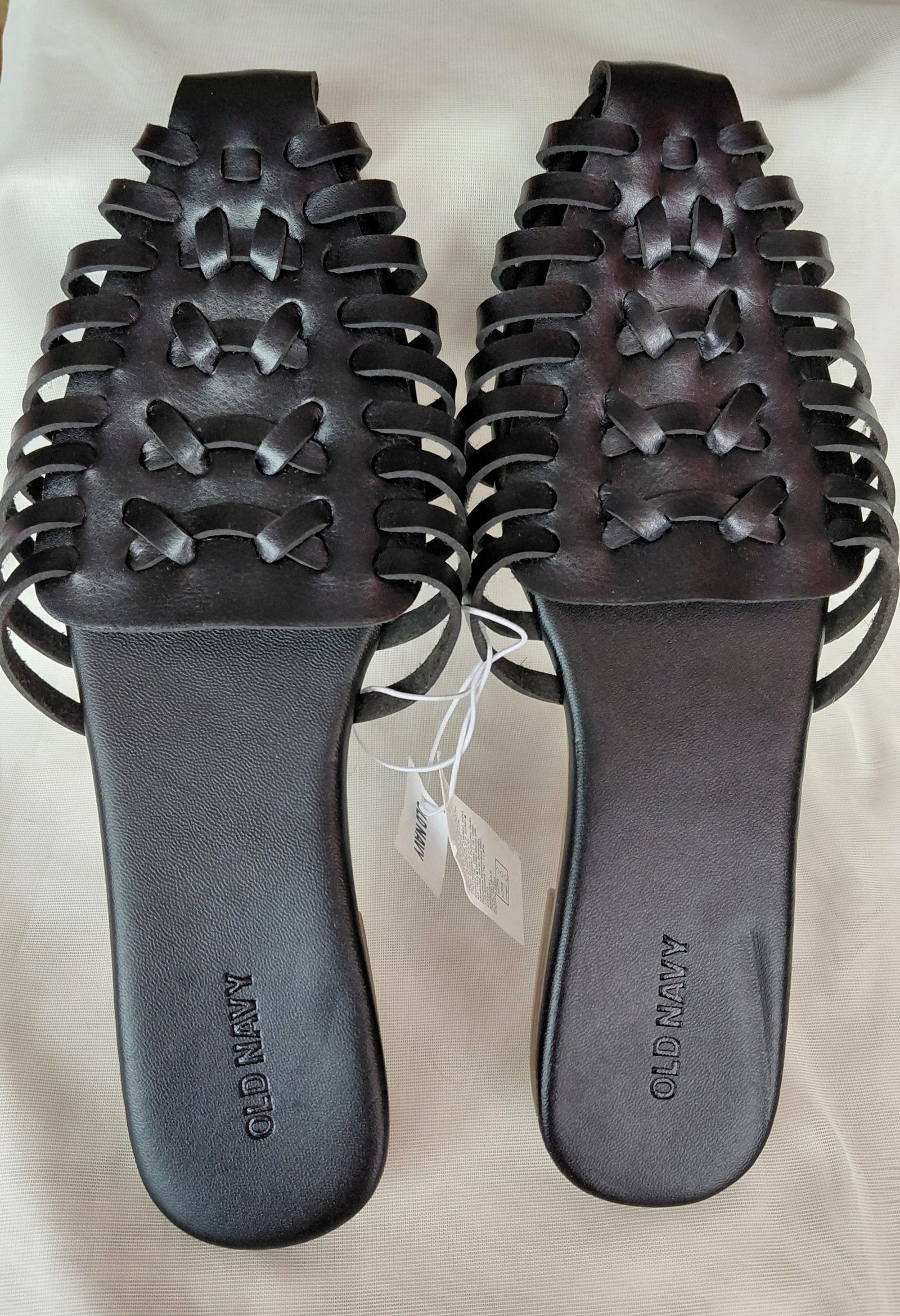 Mules tejidos color negro Old Navy nuevos con etiqueta
