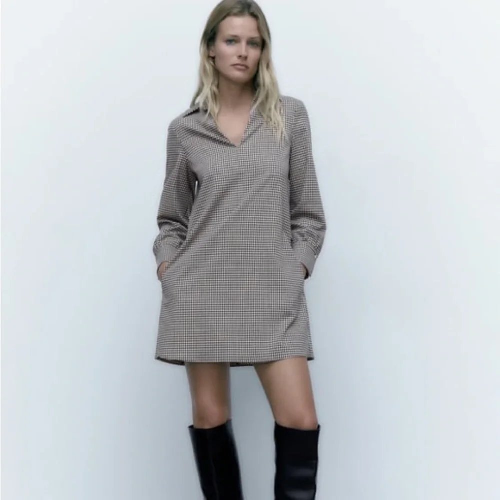 Vestido Zara Camisero con Bolsillos (NUEVO) • Talla L-XL