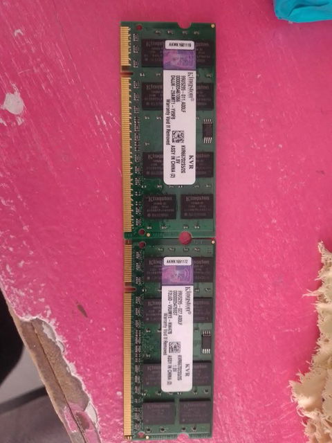 Memorias RAM Kingston DDR3 — Lote 2 piezas