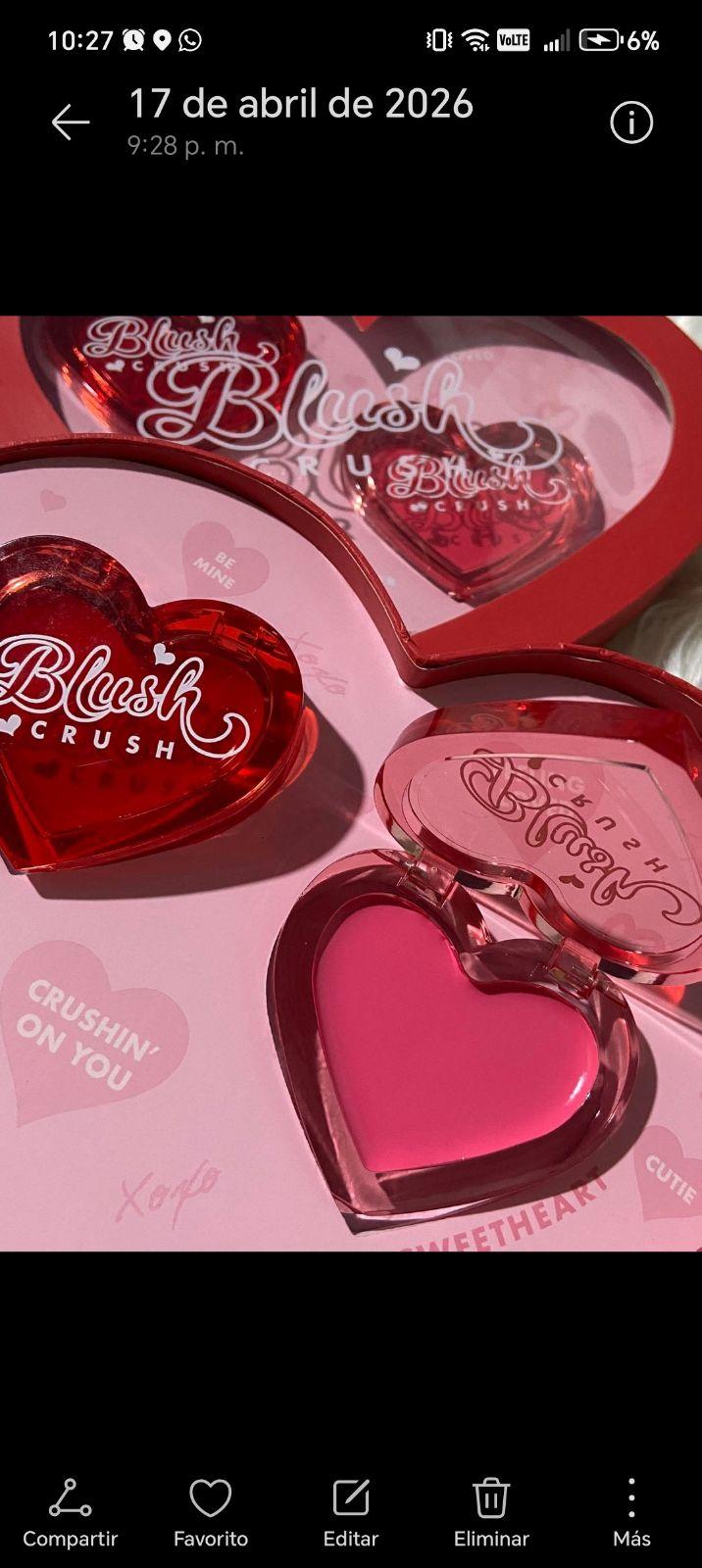 Set de maquillaje Blush Crush on You de Italia Deluxe