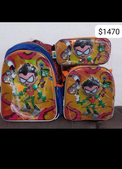 Set de mochilas de Robin de Teen Titans