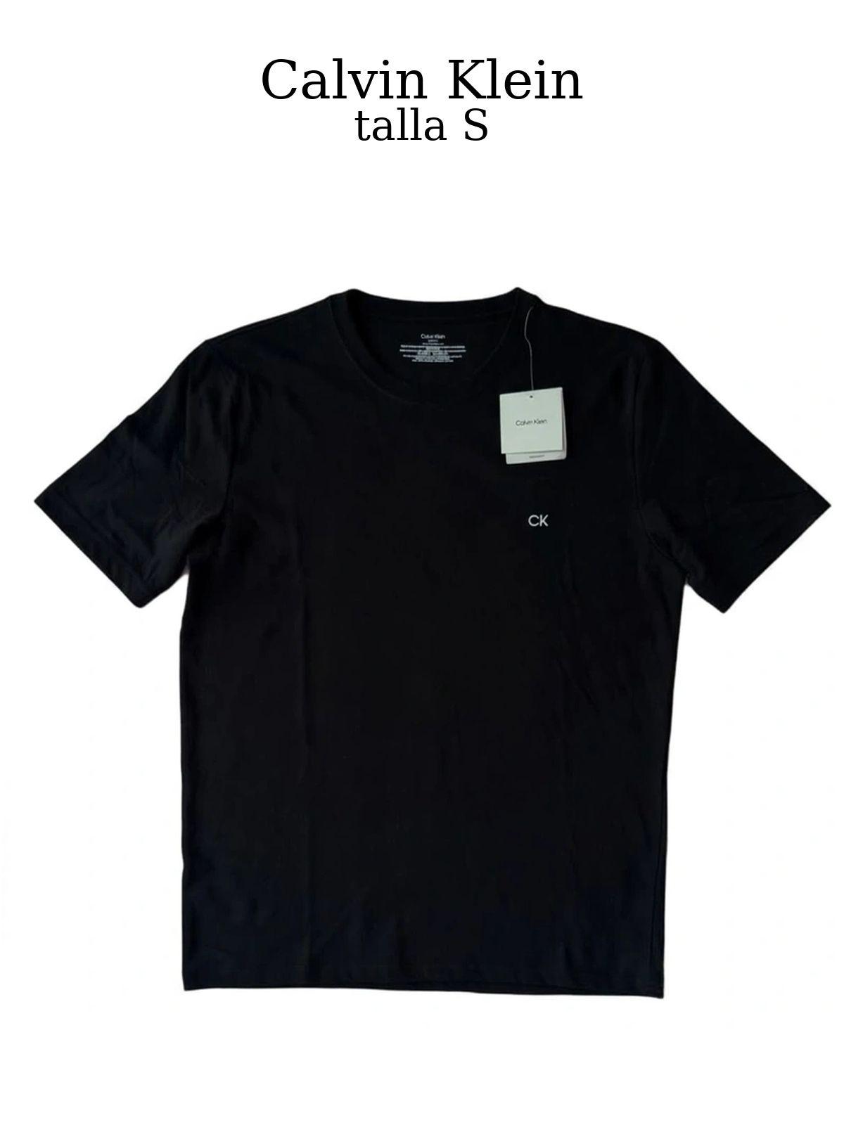 Playera Calvin Klein Talla S - Negra