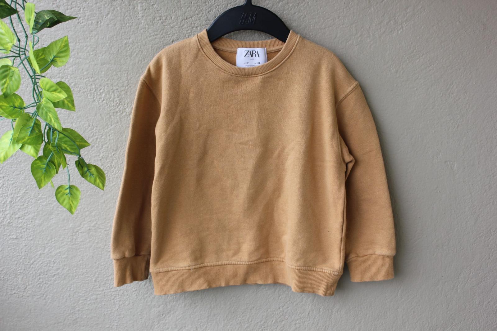 Sudadera Zara Kids 7 años amarilla