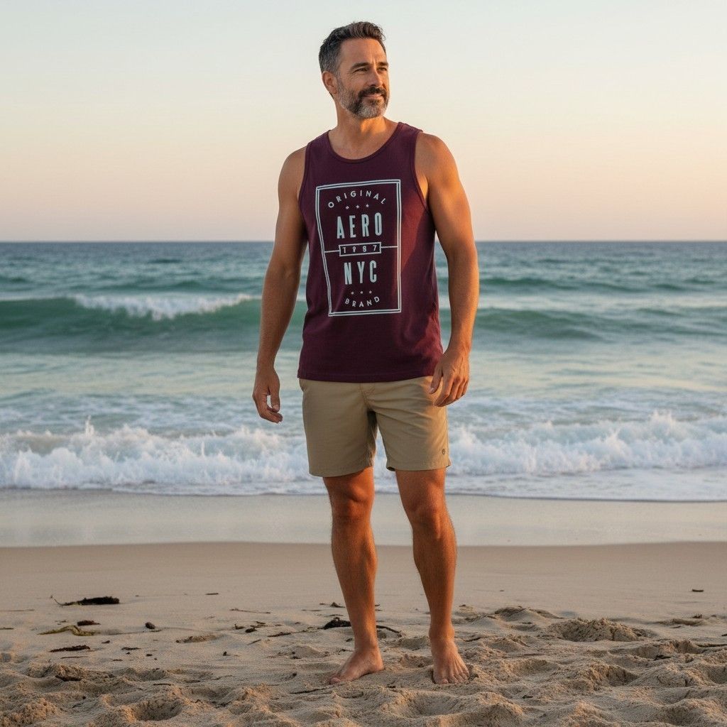 Playera Aeropostale XL sin mangas 