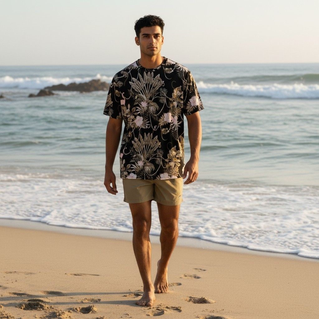 Player Express Estampada de Flores - Talla L