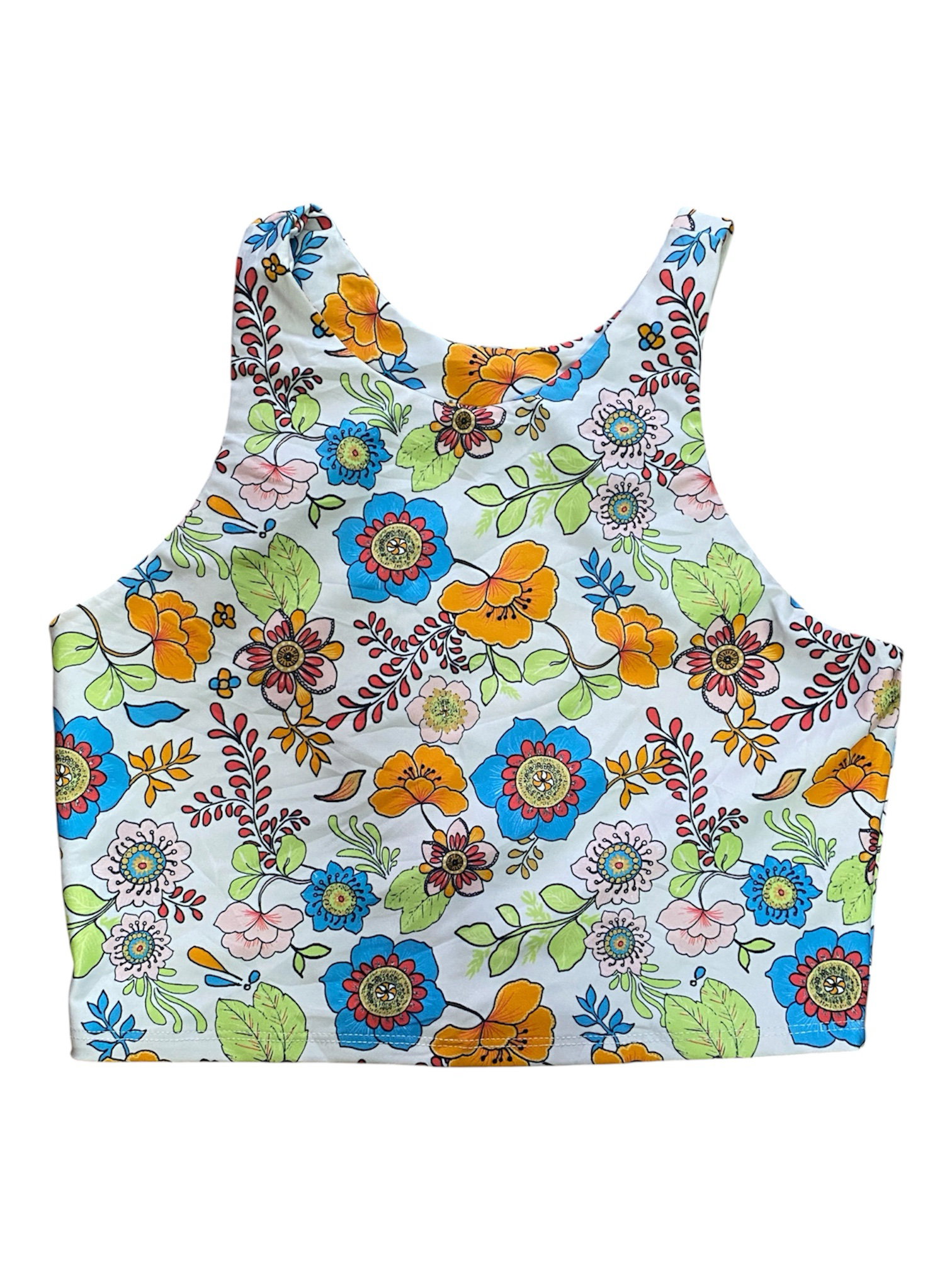 Top Becco Casual Floreado - Excelente Estado