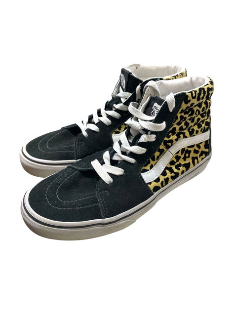 Vans de bota negros con animalprint número 23MX