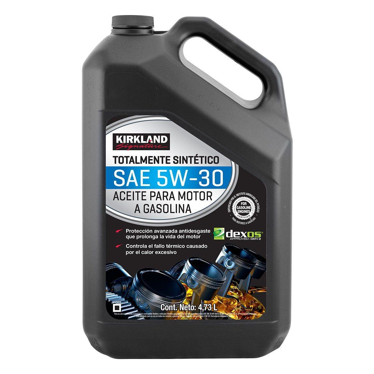 Aceite sintético 5W-30 Kirkland 4.73L