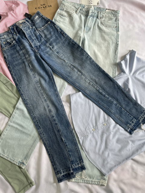 Jeans Mom Zara Talla 24 Nueva sin Etiqueta