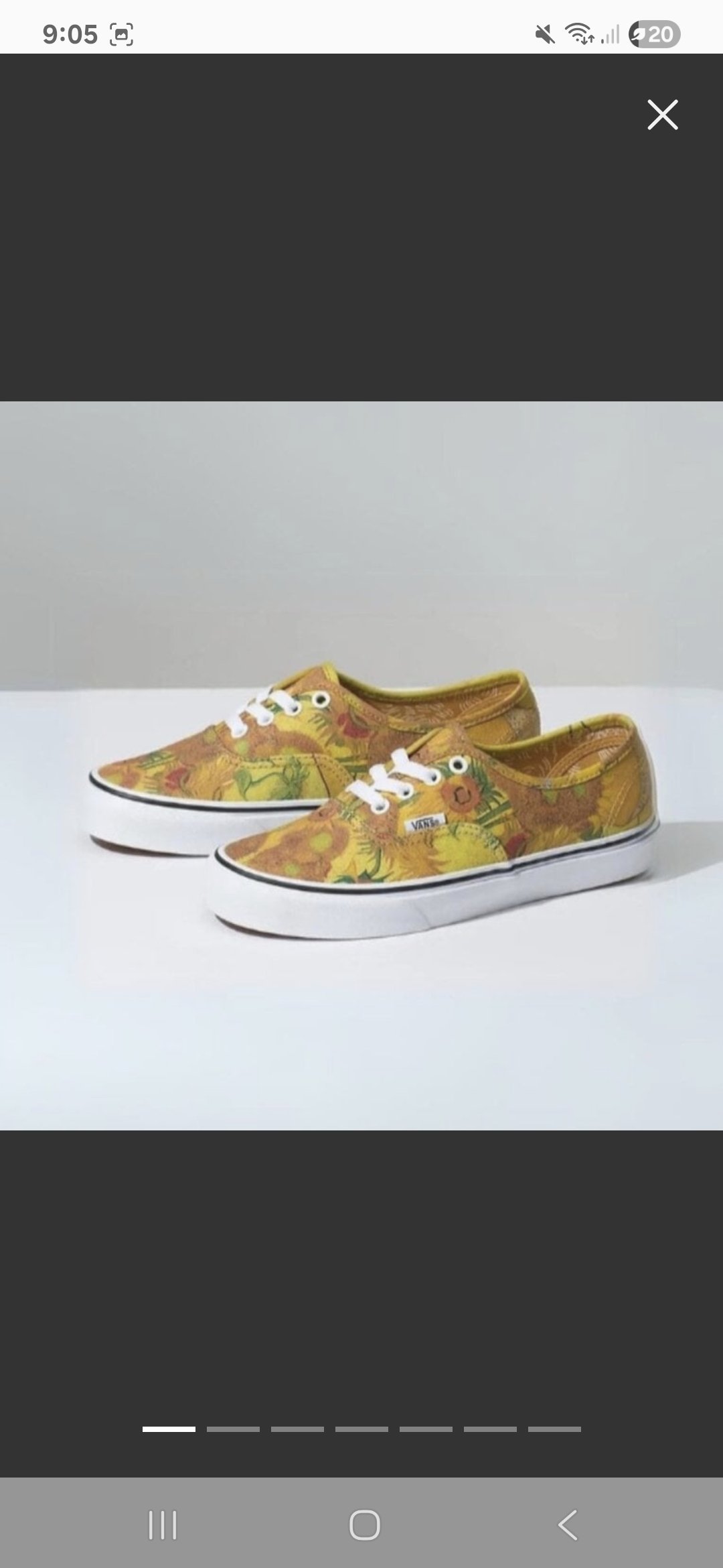 Vans de van gogh Girasoles 