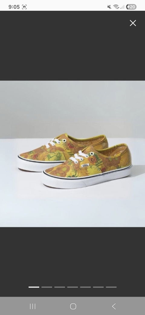 Vans de van gogh Girasoles