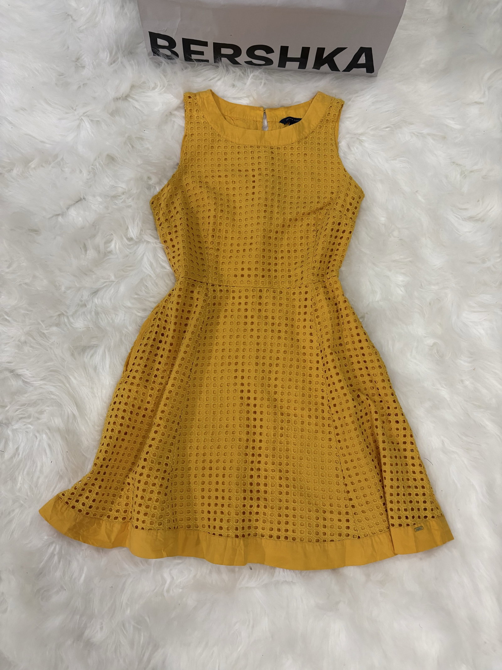 Vestido Tommy Hilfiger Talla 6 (XS) Amarillo