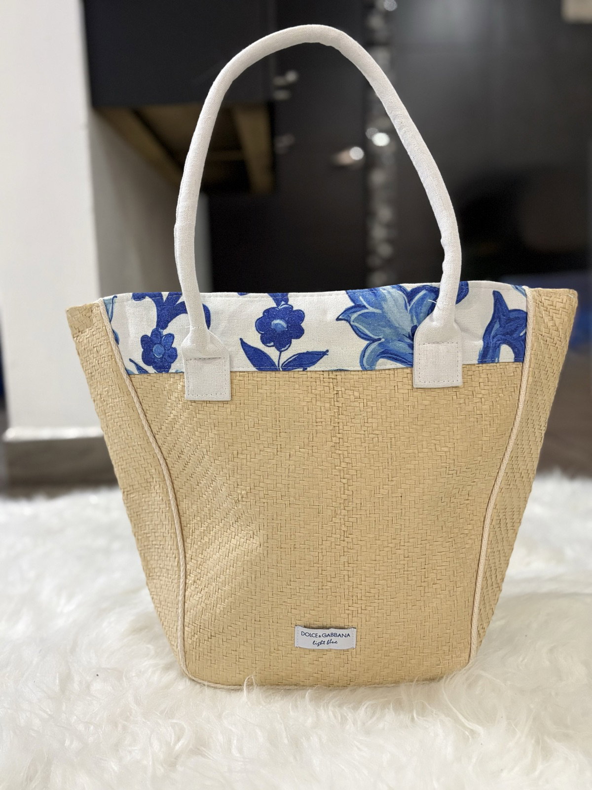 Bolso Dolce Gabbana Original con Detalles Florales