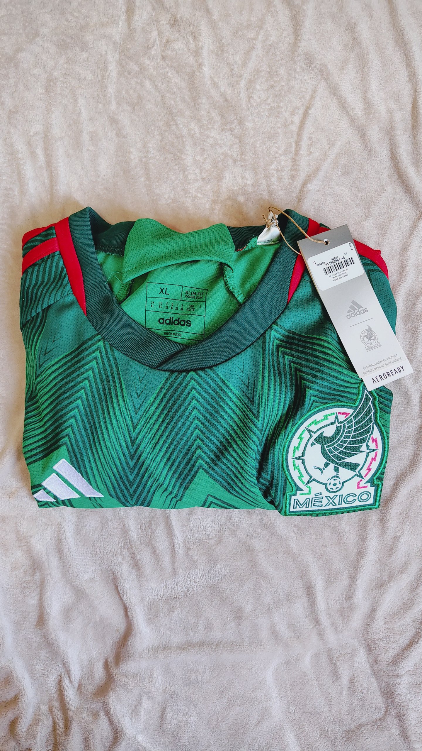 Jersey oficial de la selección mexicana 🇲🇽⚽