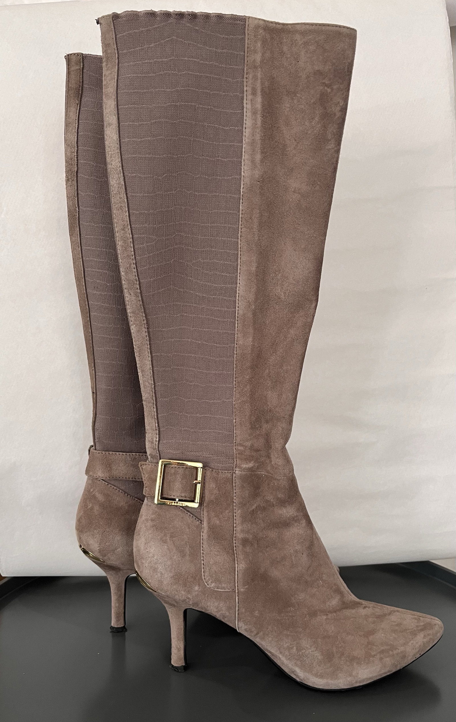 Botas Calvin Klein originales talla 5 MX color taupe