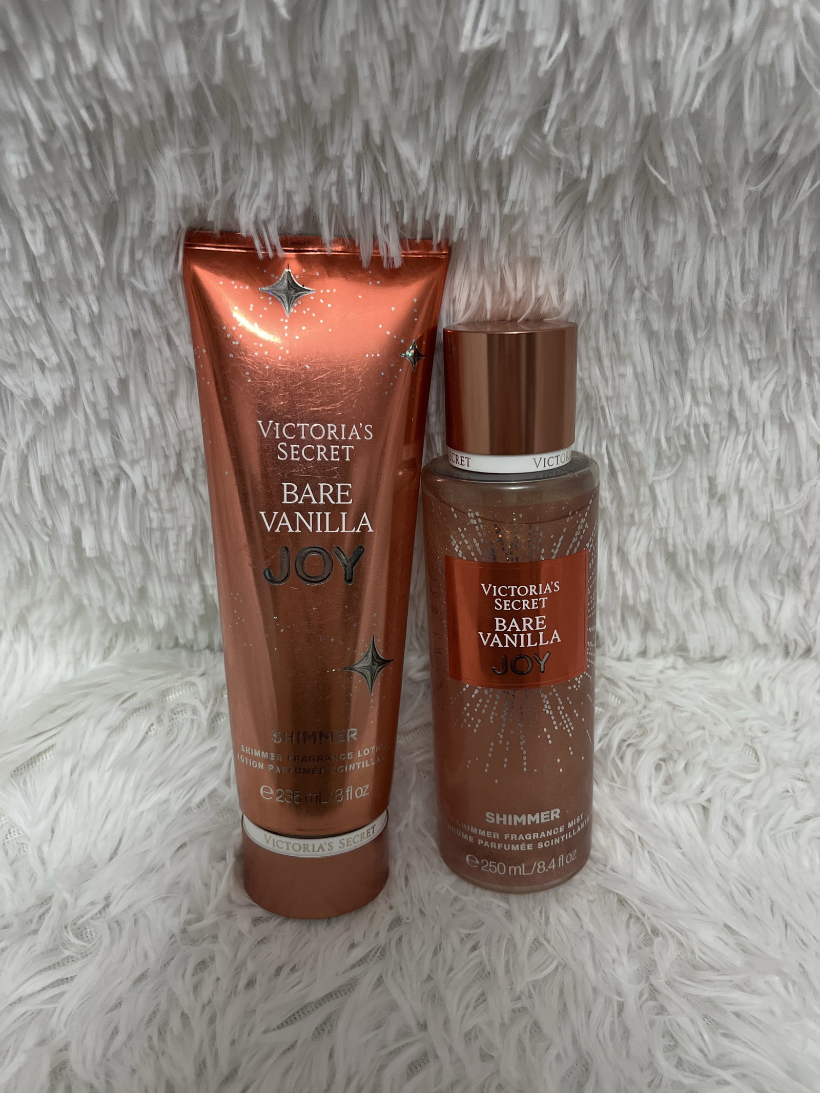 Dúo de Crema y Loción Victoria's Secret Bare Vanilla Shimmer