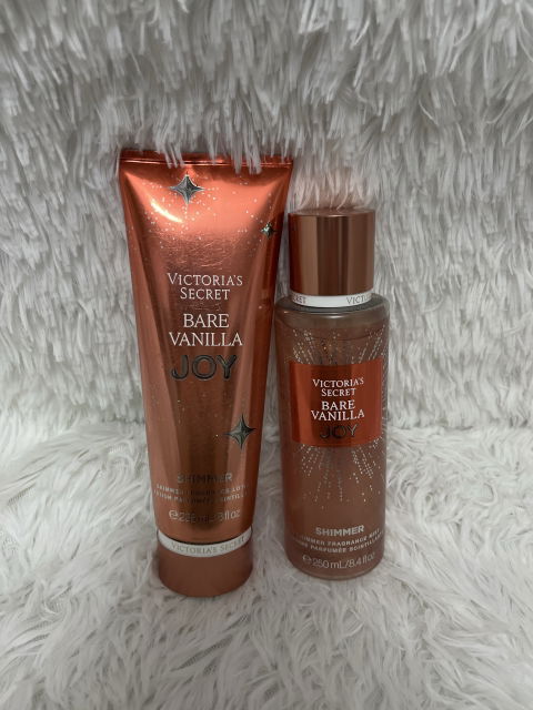 Dúo de Crema y Loción Victoria's Secret Bare Vanilla Shimmer