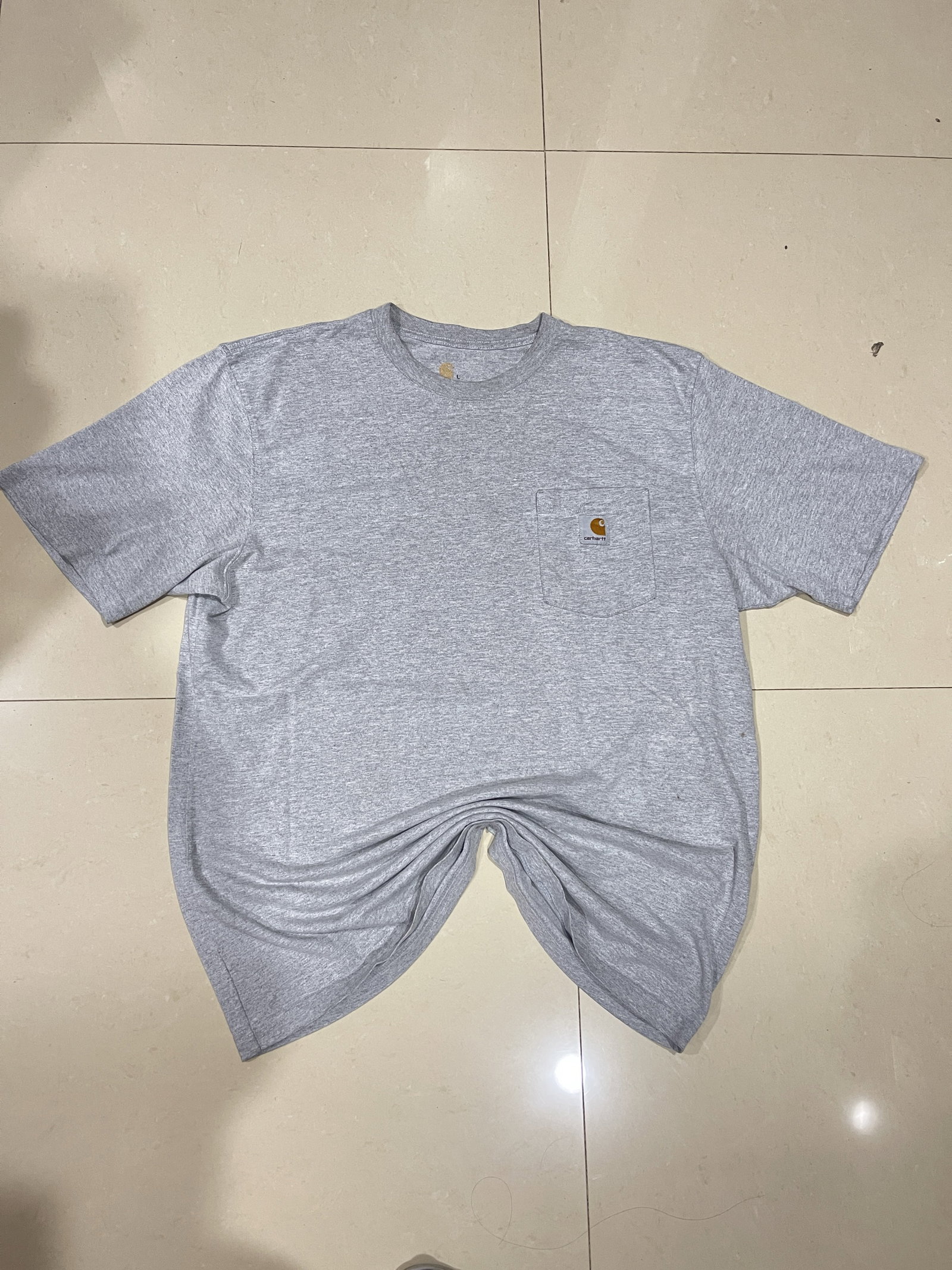 Playera Carhartt Gris Claro Talla M (Reducida de L)