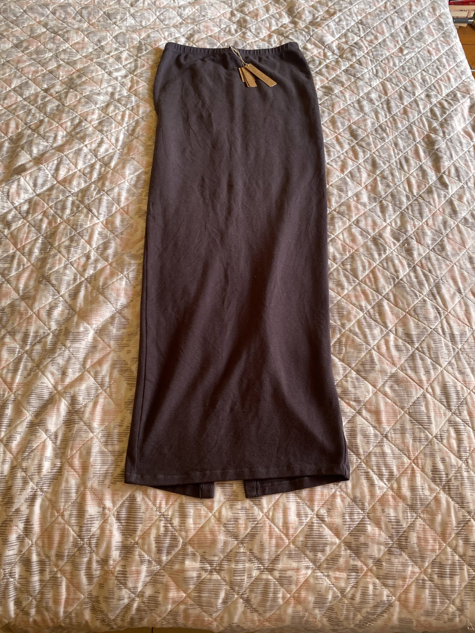 Falda larga Skims nueva color gris oscuro 