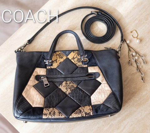 Bolsa coach patchwork