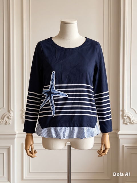 Blusa azul marino