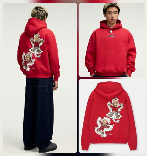 Hoodie PULL&BEAR The Simpsons Navidad 2025 Talla Chica