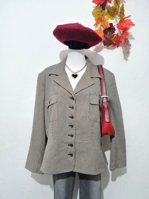 Blazer juvenil con forro ligero y corte A - Talla L-XL