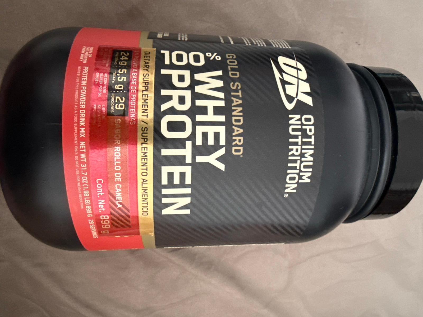 Proteína Whey Gold Standard Sabor Rol de Canela 907g