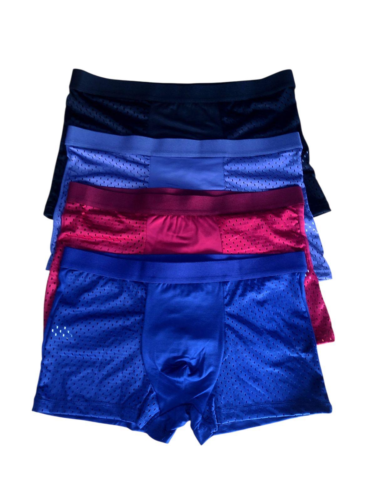 Boxer de Seda de Hielo - Paquetería de 4 Piezas