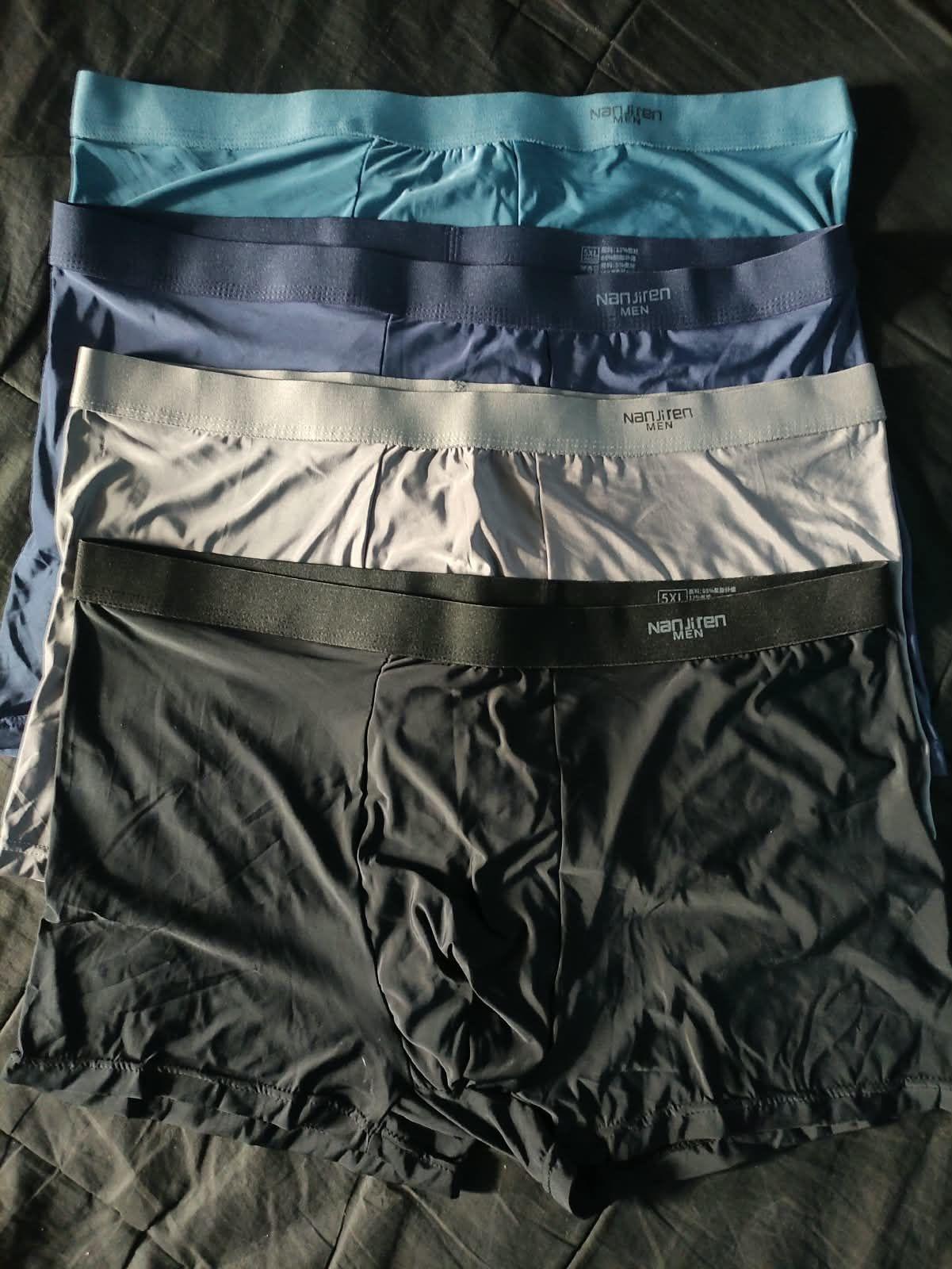 Boxers tipo seda Neo Green - Pack de 4 colores