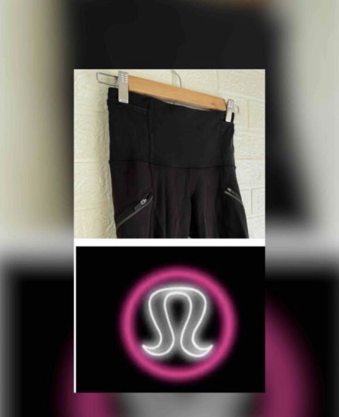 Mallon deportivo negro Lululemon talla 2