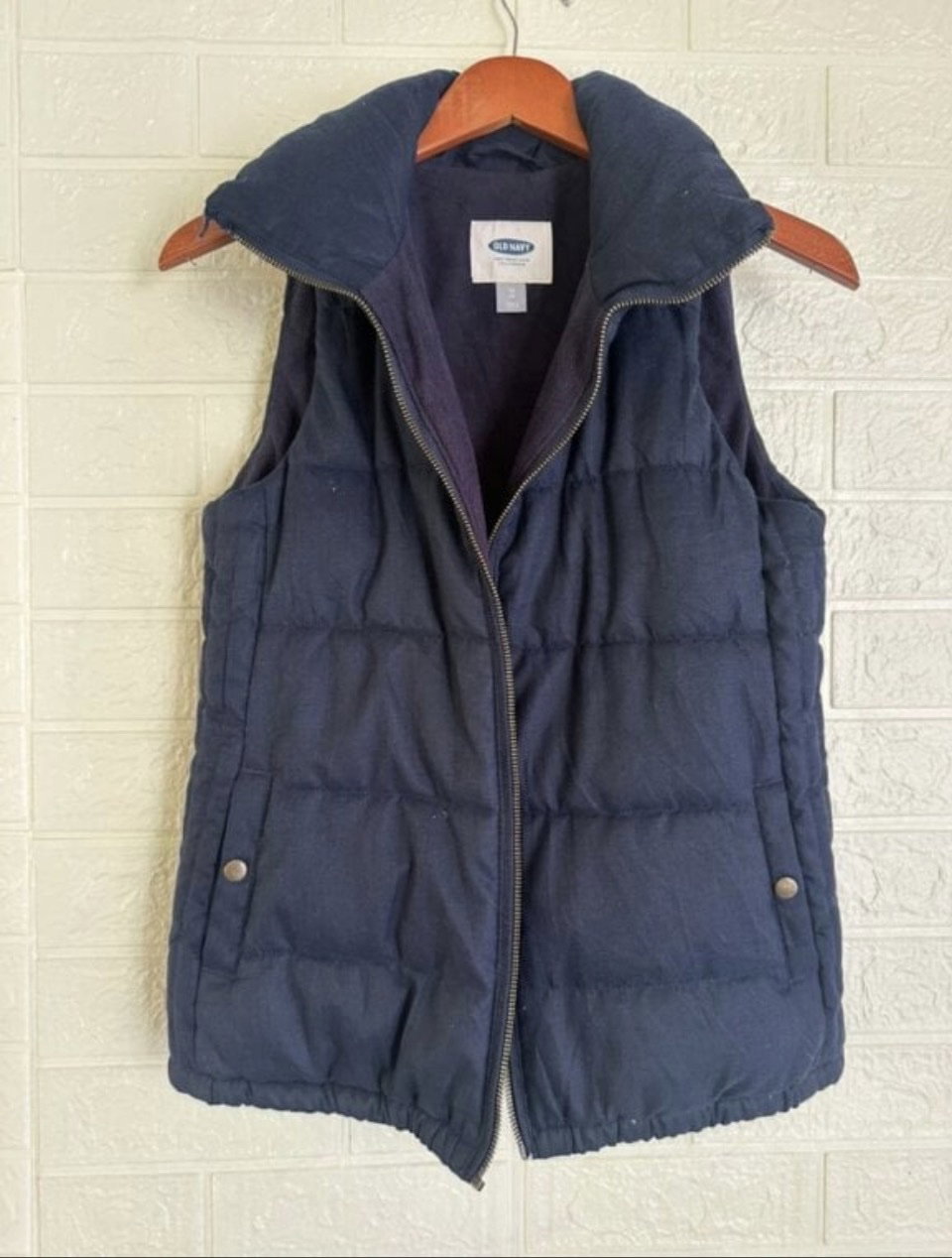 Chaleco Acolchado Old Navy Azul Marino - Buen Estado
