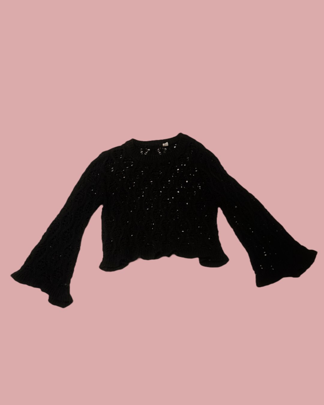 Suéter Crochet H&M Negro 