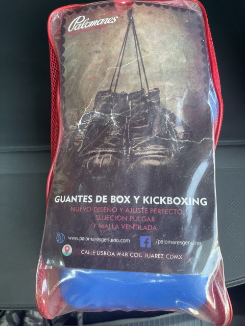 Guantes de Box Palomares FX Golden Edition 14 OZ - Nuevos