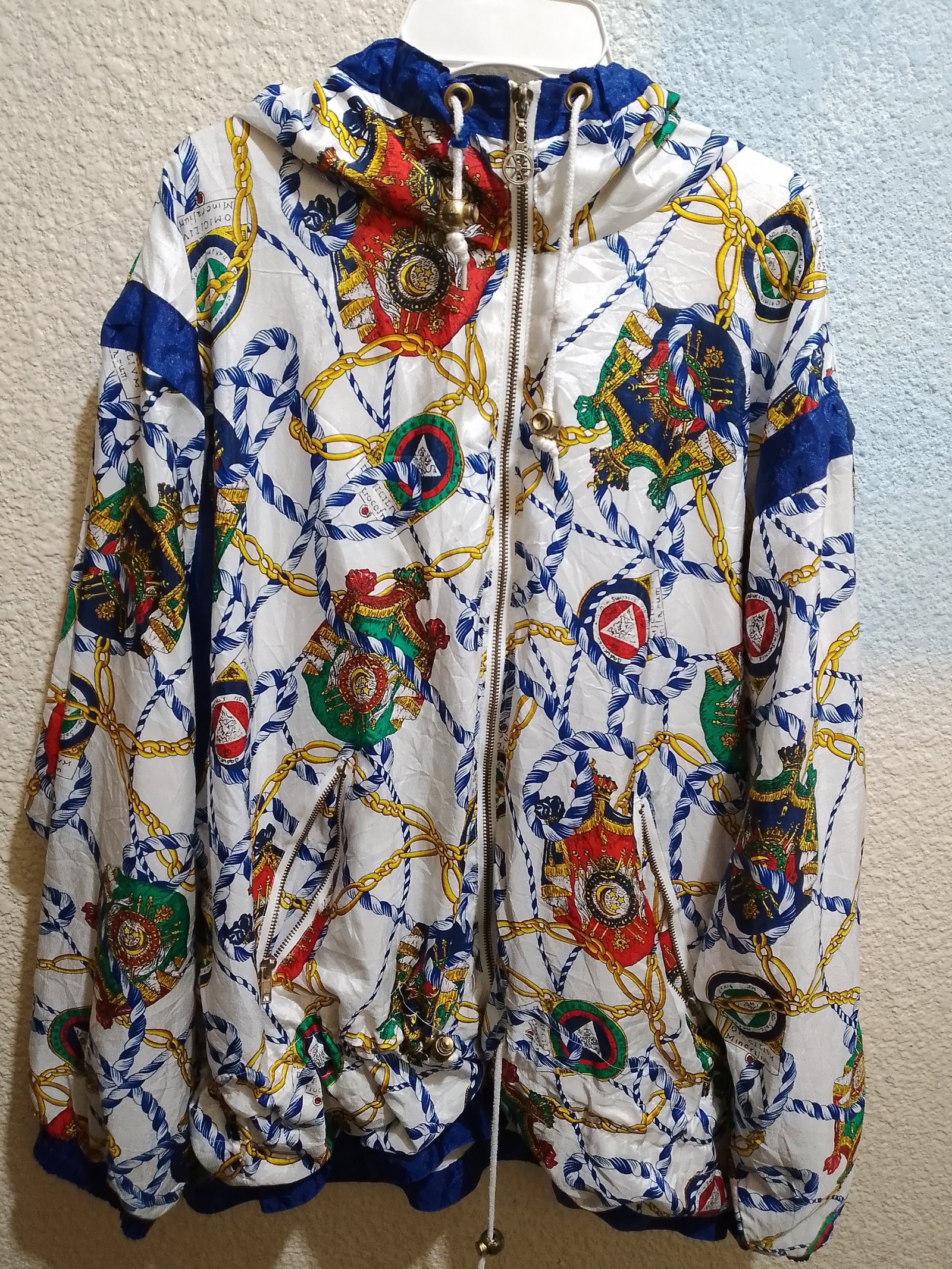 Chamarra Vintage Satinada Años 90s Talla XL