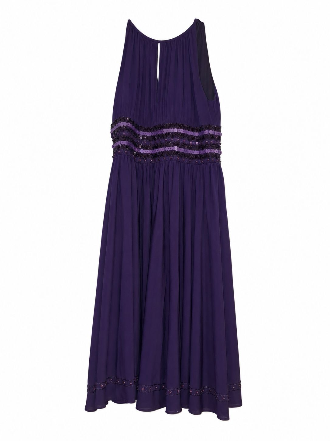 Vestido formal morado talla 8 para fiestas seminuevo