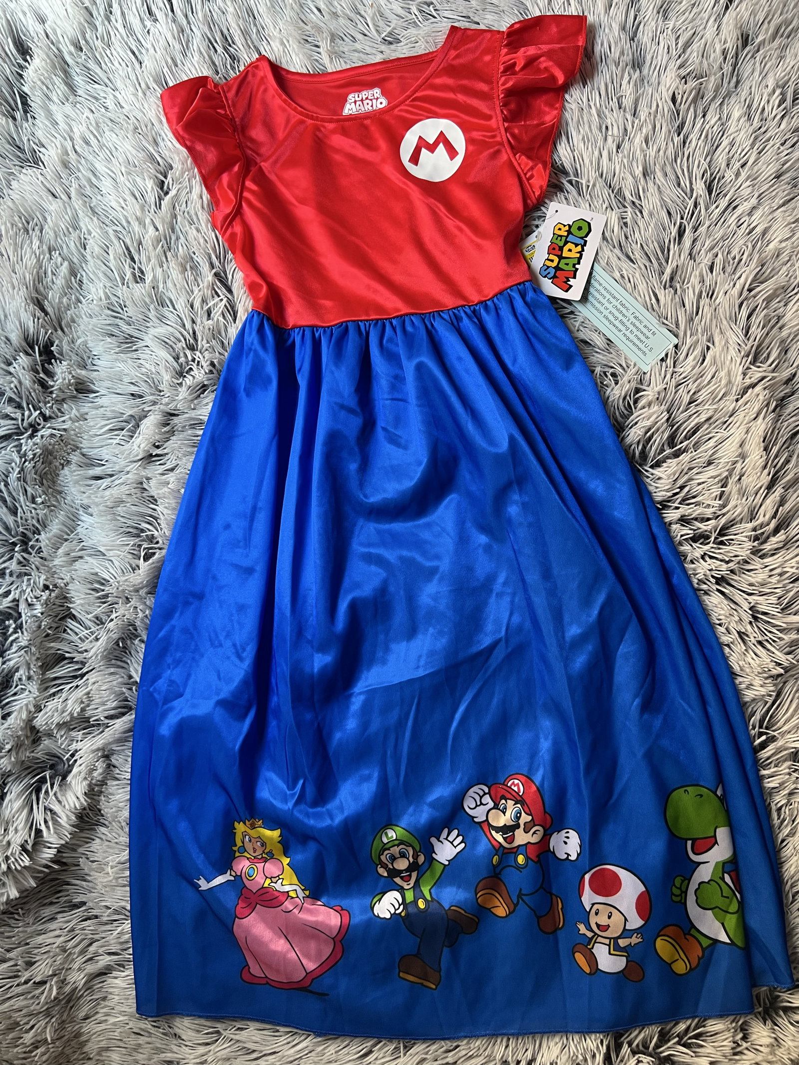 Vestido de Super Mario para Niña - Nuevo