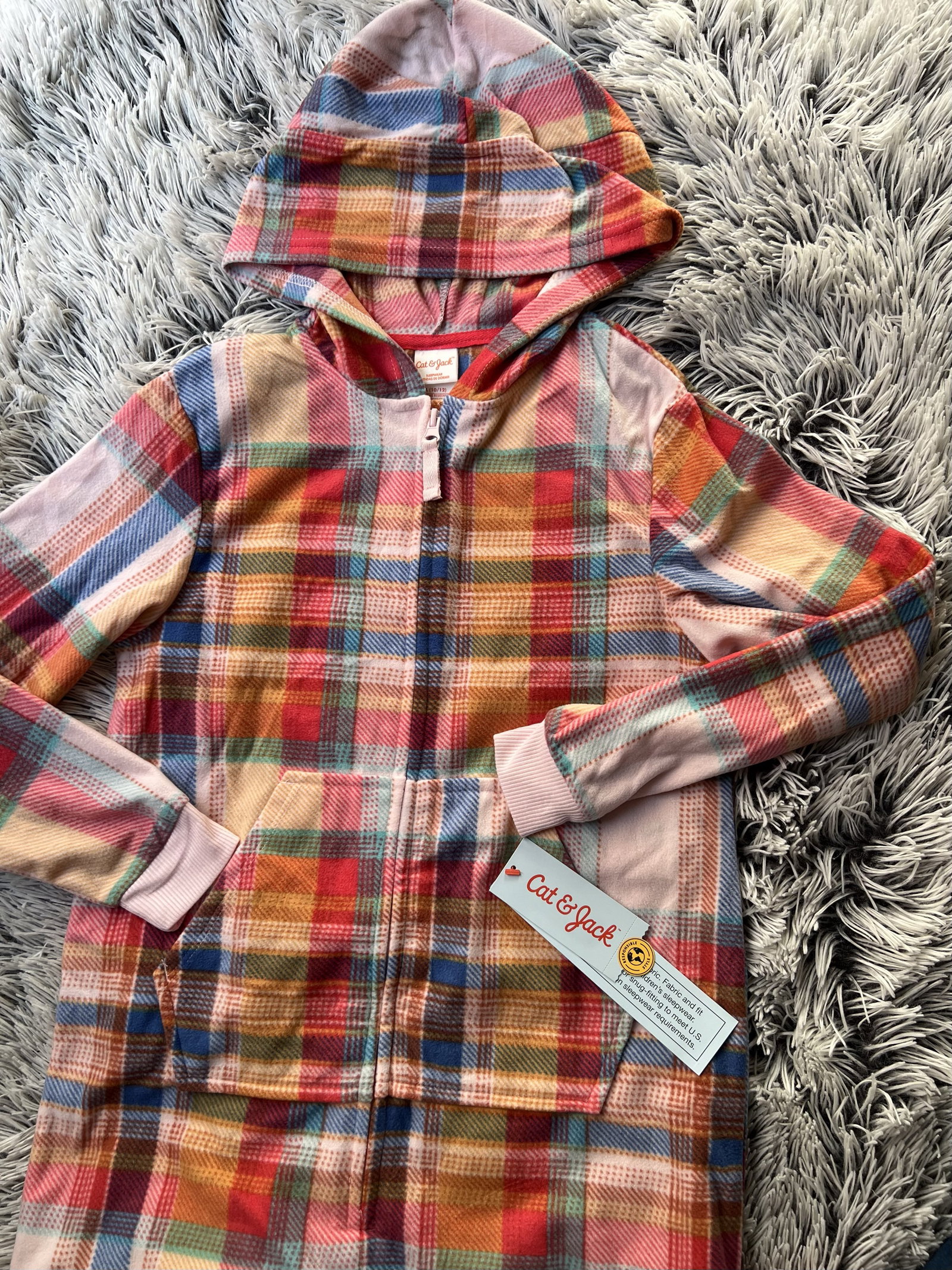 Pijama Polar Cat & Jack con Capucha - Nueva
