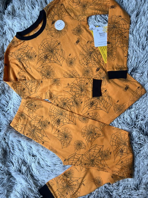 Pijama de Halloween Burt's Bees Kids - Talla 12Y - Nuevo
