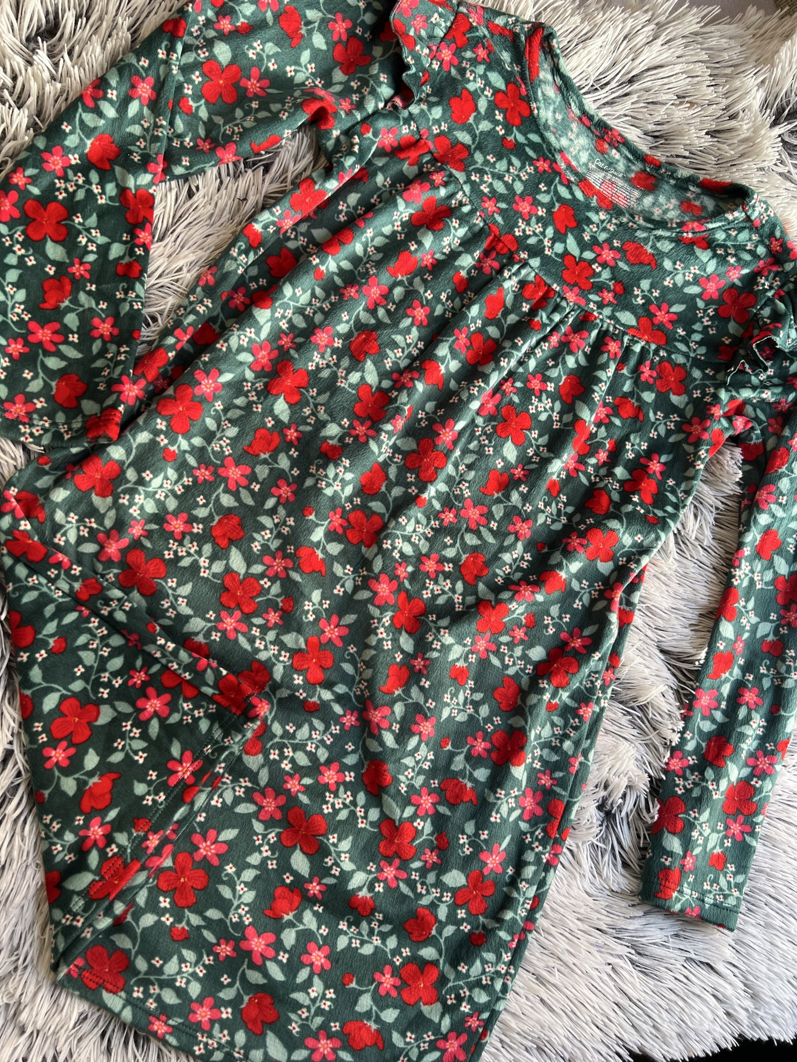 Camisón Polar Cat & Jack con Estampado Floral