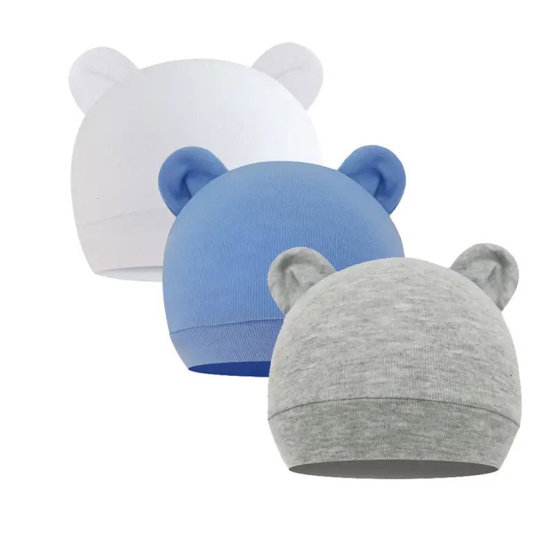 3 Piezas Gorritos Oso Para Recién Nacidos - Nuevos