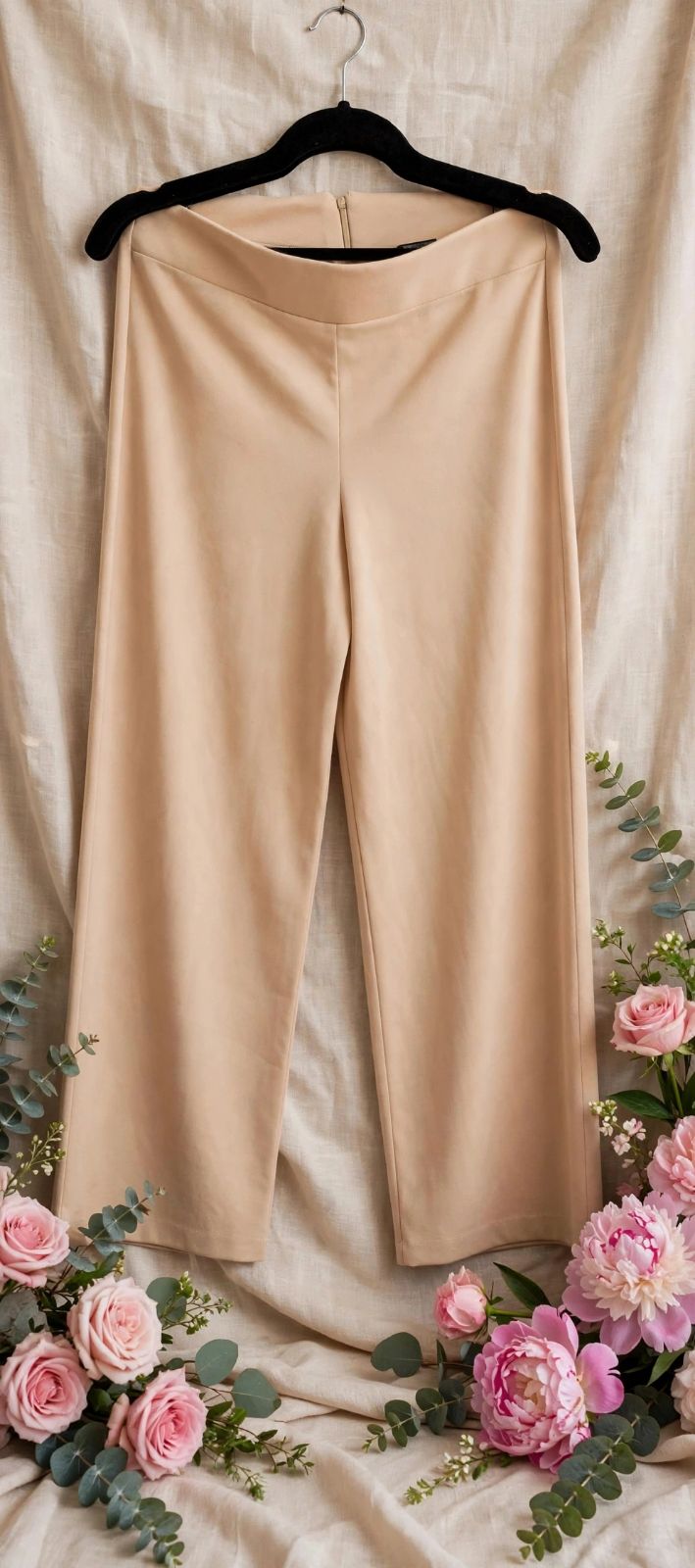 Pantalones de mujer color nude