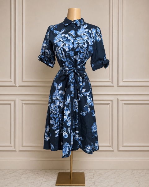 Vestido Calvin Klein Floral Nuevo Talla 10