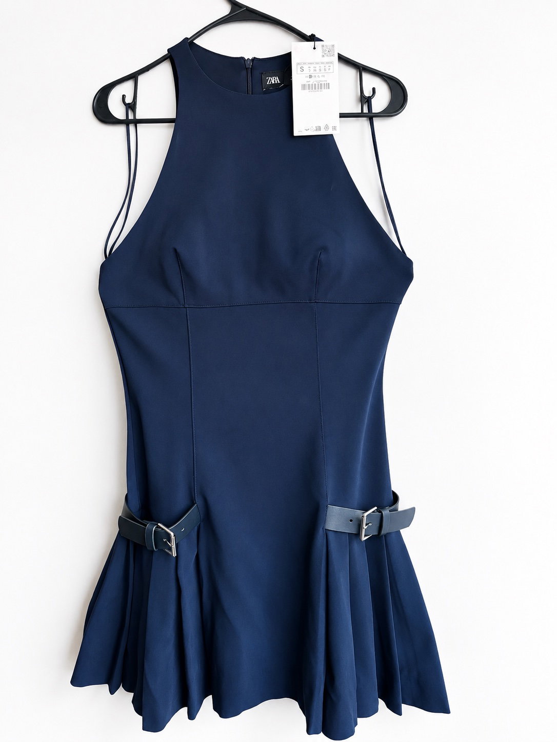 Vestido Mini nuevo Trabillas Laterales Zara Talla S
