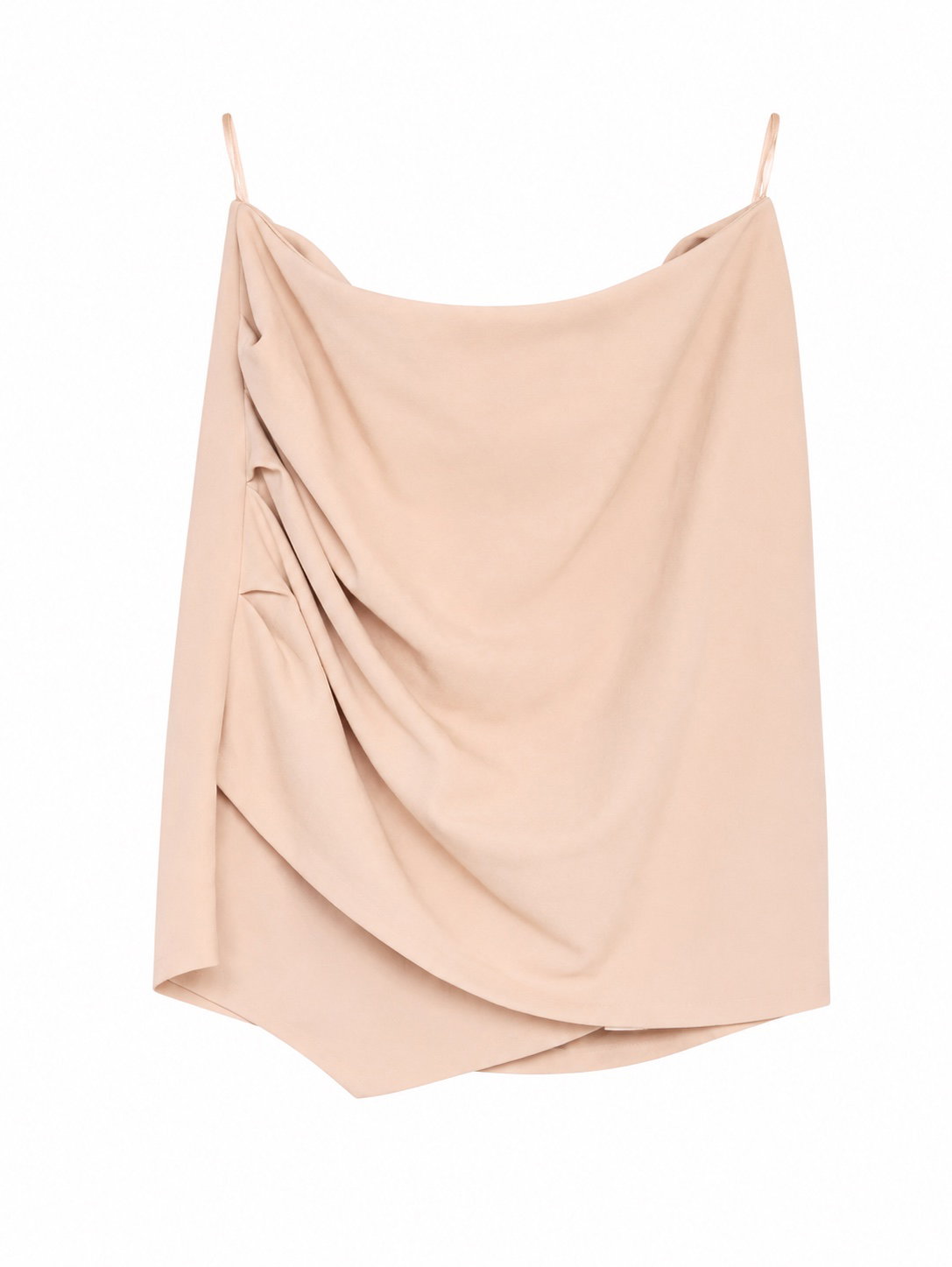 Falda mini rosa pastel marca Zara talla S con etiqueta