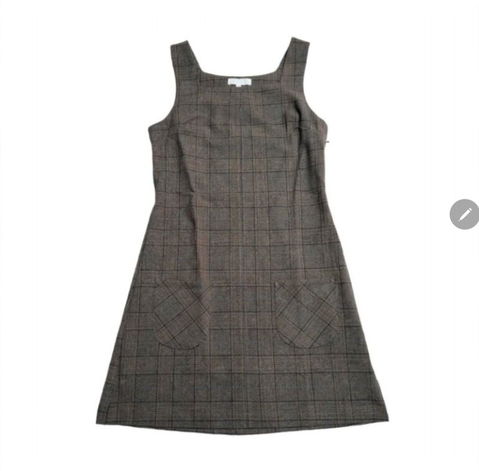 Vestido de mujer a cuadros con bolsillos H&M TXS NUEVO CON ETIQUETA