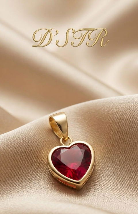 Dije Corazón Pasión Oro 10 k