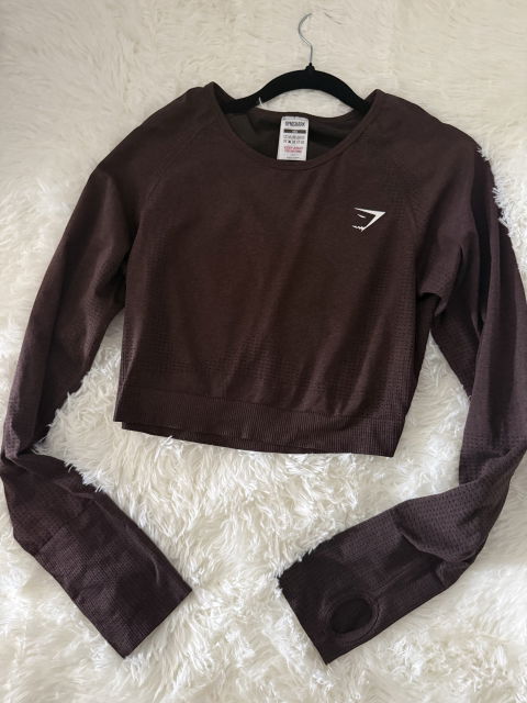 Playera de Manga Larga Gymshark Vital - Talla XXL (Ajusta a L o XL)